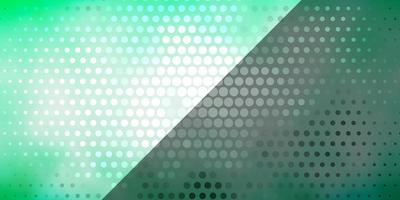 Light Green vector pattern with circles