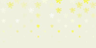 Light Yellow vector texture with disease symbols