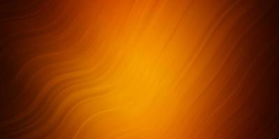 Dark Orange vector template with lines