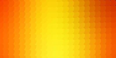 Light Orange vector template with circles