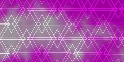 Fondo de vector rosa morado claro con estilo poligonal