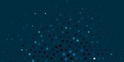 Light BLUE vector layout with bright stars