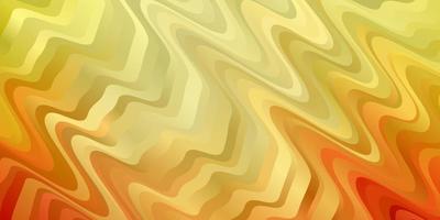 Light Red Yellow vector background with bows