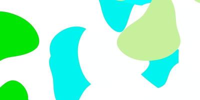 Light blue yellow vector pattern with abstract shapes