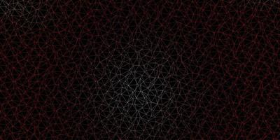 Light red vector abstract triangle texture