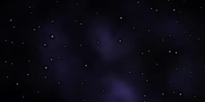 Dark Gray vector pattern with abstract stars