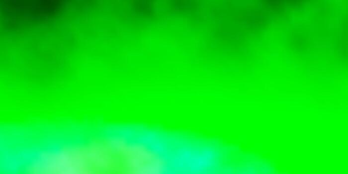 fondo de vector verde claro con nubes