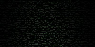 Dark Green vector template with lines
