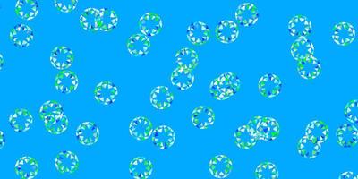 Light blue green vector backdrop with dots
