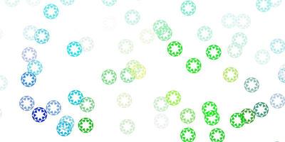 Light blue green vector texture with disks