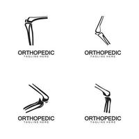 Orthopedic Health Bone Logo vector