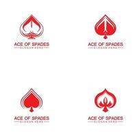 Ace of Spades icon logo design