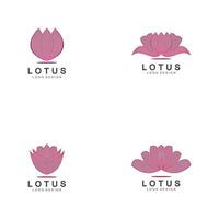 Vector lotus flowers design for spa