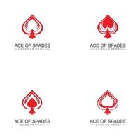 Ace of Spades icon logo design