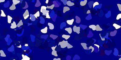 Light blue vector background with random forms