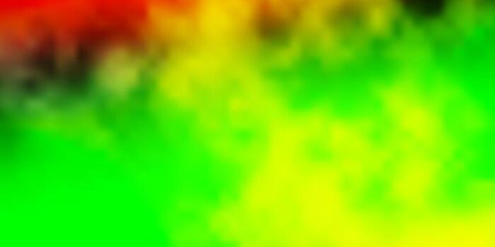 patrón de vector multicolor claro con nubes