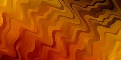 Dark Orange vector texture with circular arc