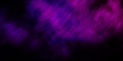 patrón de vector púrpura oscuro con líneas torcidas