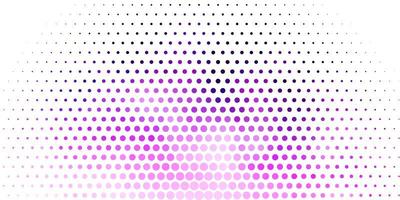 telón de fondo de vector púrpura claro con puntos