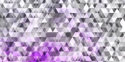 Light Purple vector pattern with lines triangles