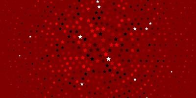 Light Red vector layout with bright stars