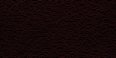 Dark Red vector pattern with wry lines