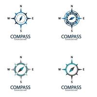 Creative Compass Concept Logo Design Template vector