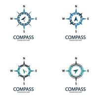 Creative Compass Concept Logo Design Template vector