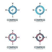 Creative Compass Concept Logo Design Template vector