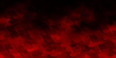 Dark Red vector template with rectangles