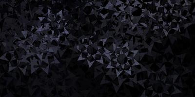 patrón de vector azul oscuro con estilo poligonal