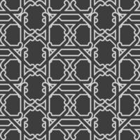 Geometric fabric abstract ethnic pattern vector