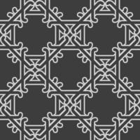 Geometric fabric abstract ethnic pattern vector