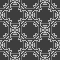 Geometric fabric abstract ethnic pattern vector