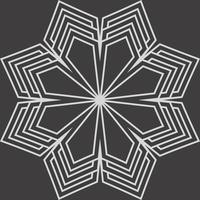 Geometric fabric abstract ethnic pattern vector