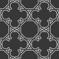 Geometric fabric abstract ethnic pattern vector