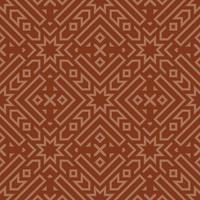 Geometric fabric abstract ethnic pattern vector