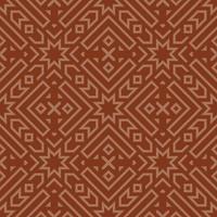 Geometric fabric abstract ethnic pattern vector