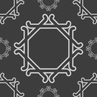 Geometric fabric abstract ethnic pattern vector