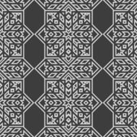 Geometric fabric abstract ethnic pattern vector