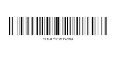 Product Barcode vector illustration Free Vector