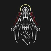 Death angel illustration vector