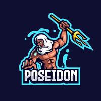 Poseidon mascot logo