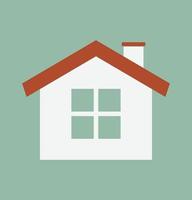 Icon of house symbol vector