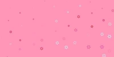 Light pink vector backdrop with virus symbols