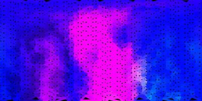 Dark pink blue vector gradient polygon texture