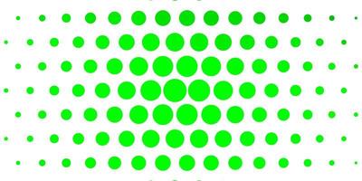 Light Green vector backdrop with circles Colorful illustration with gradient dots in nature style Pattern for booklets leaflets