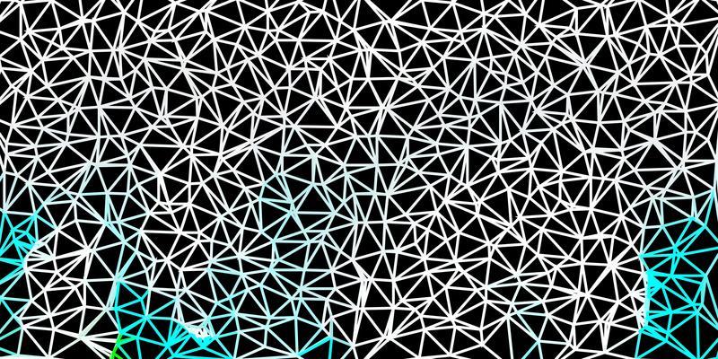 Light blue green vector triangle mosaic pattern
