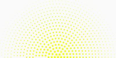 Light Green Yellow vector texture with beautiful stars Decorative illustration with stars on abstract template Design for your business promotion