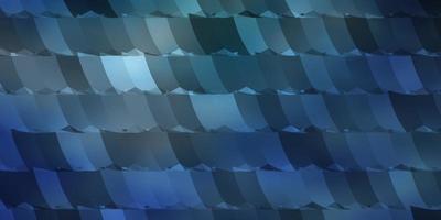 Dark BLUE vector background with set of hexagons